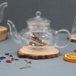 Ancient Wisdom 400ml Glass Round Pearl Infuser Teapot - Image 2