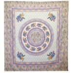 Ancient Wisdom Elephant Mandala Wall Hanging & Beach Spread – Turquoise/Blue On Cream