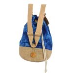 Ancient Wisdom Blue Stonewash Mandala All Natural Backpack - Image 2