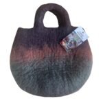 Ancient Wisdom Fairy Garden Design Felted Bag - Image 3