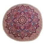 Ancient Wisdom Large Mandala Roundy Wall Art Spread (180cm) – Pink & Purple