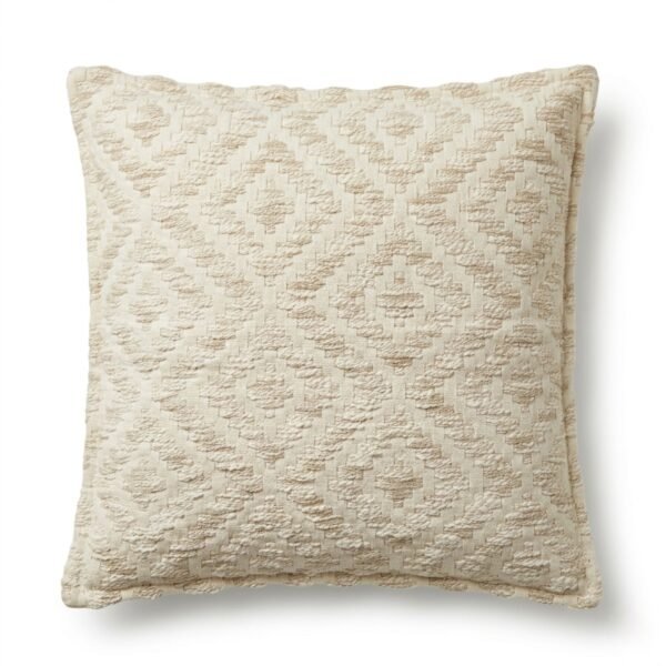 Ancient Wisdom Classic Cushion Cover - Neutral Geo Creme