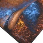 Ancient Wisdom Copper Face Buddha Painting Canvas Art - Image 3