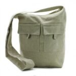 Ancient Wisdom Large Natural Tones Two Pocket Bag