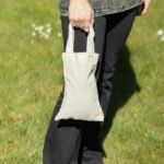 Ancient Wisdom Pack of 5 Iconic Natural Cotton Mini Nomad Sari Tote Bag – Unprinted - Image 5