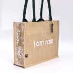Hop Hare Jute Big Bag - I Am Rare - Image 6
