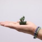 Ancient Wisdom Mini Green Aventurine Gemstone Tree (15 Stones) On Orgonite Base - Image 2
