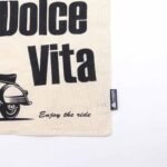Nomad Sari Natural Iconic Basic Cotton Tote Bag - La Dolce Vita - Image 2