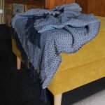 Ancient Wisdom Boho Comfort Cotton Throw (125x150cm) – Navy Zigzag - Image 2