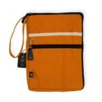 Hop Hare Cotton Canvas Travel Laptop Pouch – Orange