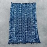 Ancient Wisdom Handmade Cotton Indigo Throw (170x120cm) – Desi Stripes - Image 4