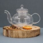 Ancient Wisdom 800ml Glass Round Pearl Infuser Teapot - Image 4