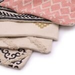 Classic Cushion Cover - Cream Lux Criss-Cross - 45x45cm - Image 3
