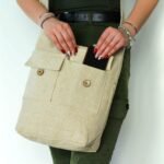 Ancient Wisdom Large Natural Tones Two Pocket Bag - Image 3