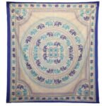 Ancient Wisdom Elephant Mandala Wall Hanging & Beach Spread - Blues