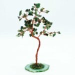 Ancient Wisdom Large Green Aventurine On Green Agate Base (100 Stones) Gemstone Tree - Image 3