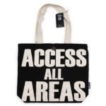 Nomad Sari Black & Natural Iconic Classic Cotton Tote Bag – Access All Areas