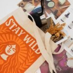 Ancient Wisdom Iconic Toni Natural Cotton Nomad Sari Tote Bag – Stay Wild - Image 7