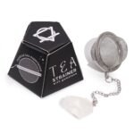 Ancient Wisdom Raw Crystal Gemstone Tea Strainer - Rock Quartz