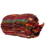 Ancient Wisdom Luxury Cotton Rag Rug (150 x 90cm) – Red - Image 5