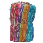 Ancient Wisdom Luxury Cotton Rag Rug (153 x 90cm) – Blue - Image 4