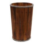 Ancient Wisdom Large Brown Albasia Wood Storage Tub