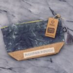 Ancient Wisdom Stonewash Jute & Cotton Pamper Pouch - Charcoal - Image 2
