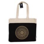 Ancient Wisdom Chocolate Stonewash Oversized Tote Bag – Freedom Mandala