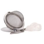 Ancient Wisdom Raw Crystal Gemstone Tea Strainer - Rock Quartz - Image 3
