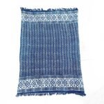 Ancient Wisdom Handmade Cotton Indigo Throw (170x120cm) – Seedha Arrows