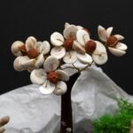 Ancient Wisdom 45 Stones Medium Gomati Chakra Circle Stone Tree with Rudraksha - Image 3