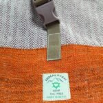 Ancient Wisdom Sunset Orange Hemp Trekking Rolling Backpack - Image 4