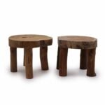 Ancient Wisdom Set of 2 Teak Wood Higher Pad Display - 27 x 20cm - Image 3