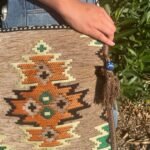 Ancient Wisdom Beige Kilim Festival Messenger Bag - Image 4