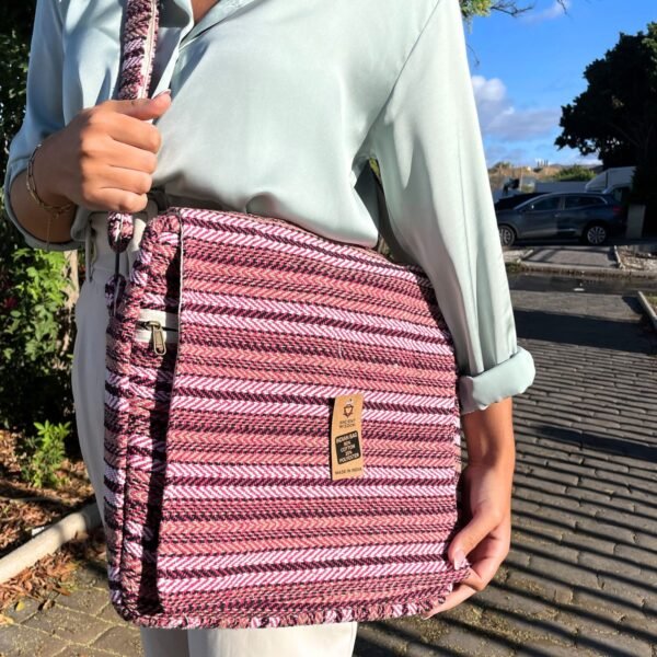 Ancient Wisdom Soft Pink Banjar Laptop Bag