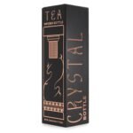 Ancient Wisdom Rose Gold Crystal Glass Tea Infuser Bottle - Onyx - Image 4