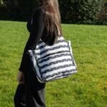Ancient Wisdom Nomad Sari Jacquard Natural Wander Muse Bag - Atlas Nomad - Image 9