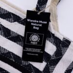 Ancient Wisdom Nomad Sari Jacquard Natural Wander Muse Bag - Atlas Nomad - Image 3