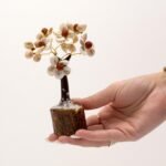 Ancient Wisdom 45 Stones Medium Gomati Chakra Circle Stone Tree with Rudraksha - Image 2