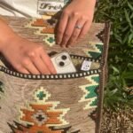 Ancient Wisdom Beige Kilim Festival Messenger Bag - Image 3