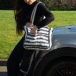 Ancient Wisdom Nomad Sari Jacquard Natural Wander Muse Bag - Atlas Nomad - Image 4