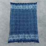 Ancient Wisdom Handmade Cotton Indigo Throw (170x120cm) – Seedha Arrows - Image 4