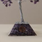 Ancient Wisdom Large Amethyst Gemstone Tree (160 Stones) On Orgonite Base - Image 2