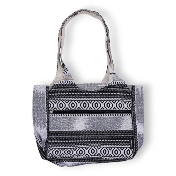 Ancient Wisdom Nomad Sari Jacquard Natural Wander Muse Bag - Urban Caravan