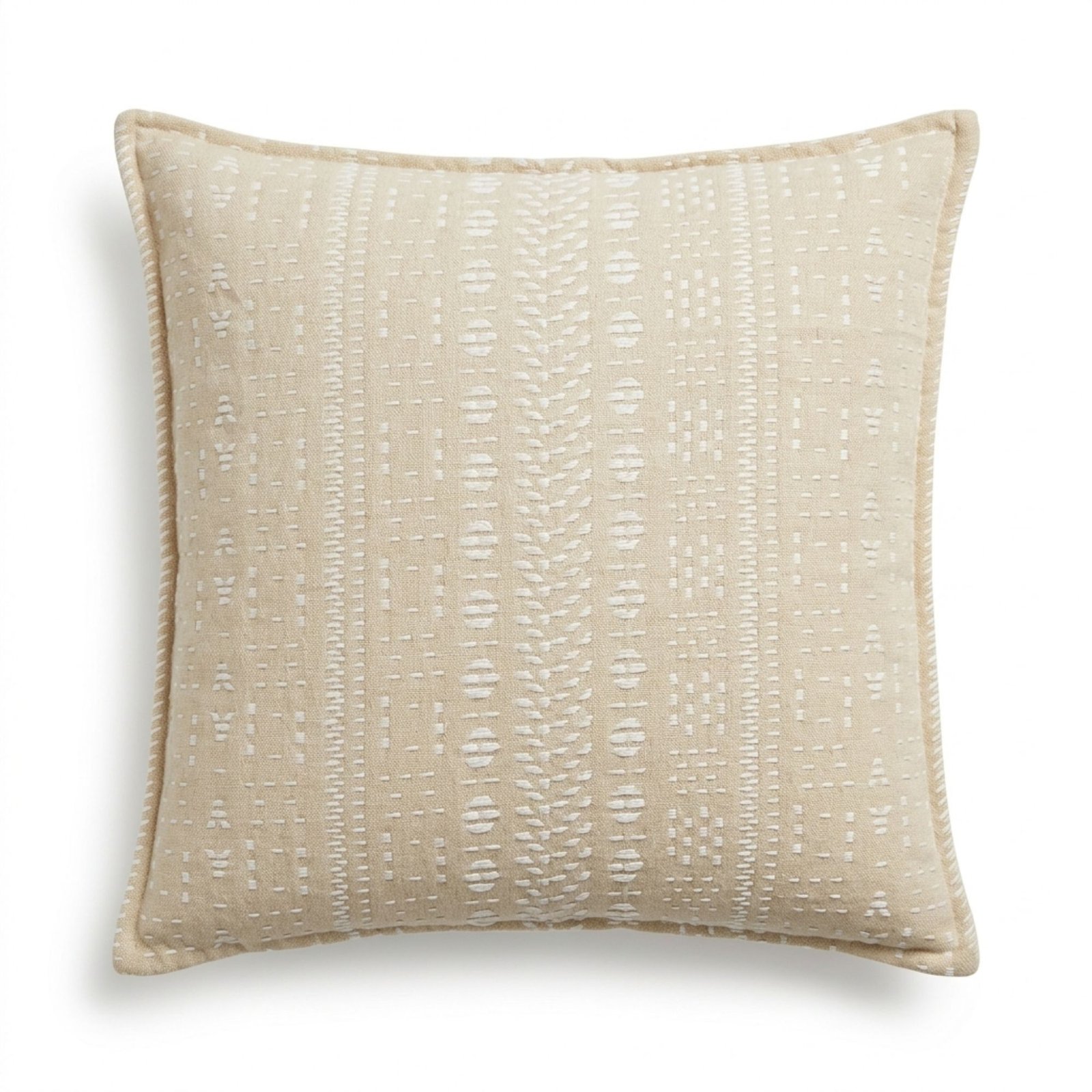 bG9jYWw6Ly9tZWRpYS8xUS80RS82MFIzMEMxSjY4Vks0RTFRL2QwZWYwMDExLmpwZw.jpg Ancient Wisdom Classic Cushion Cover - Soft Stone - Image 1