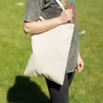 Ancient Wisdom Iconic Toni Natural Cotton Nomad Sari Tote Bag – Unprinted - Image 4