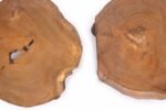 Ancient Wisdom Set of 2 Teak Wood Higher Pad Display - 27 x 20cm - Image 2