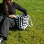 Ancient Wisdom Nomad Sari Jacquard Natural Wander Muse Bag - Atlas Nomad - Image 5