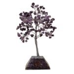 Ancient Wisdom Large Amethyst Gemstone Tree (160 Stones) On Orgonite Base