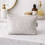Ancient Wisdom Nomad Sari Indian Jacquard Toiletry Bag – Moonlit Weave - Image 8